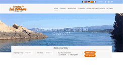 Desktop Screenshot of camping-oliviers.com